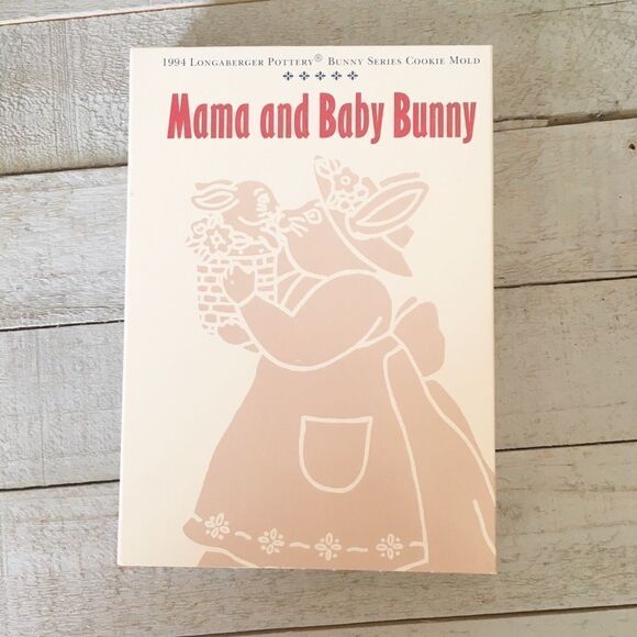 Longaberger Bunny Easter Series Cookie Molds 2 - Picture 2 of 8